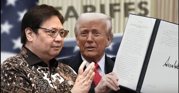 Airlangga Negosiasi Tarif Impor Trump di AS