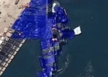 Bangun Fregat Rudal Terbesar Kapal Perang Korea Utara Terekam Citra Satelit