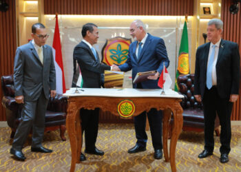 Mentan RI dan Palestina Teken MoU Pertanian Strategis