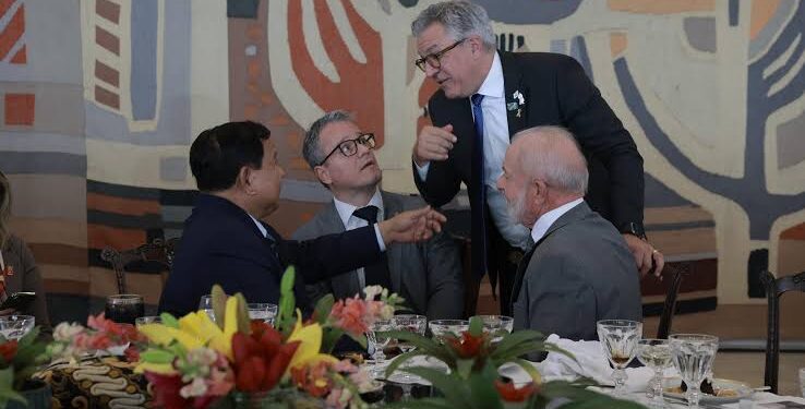 Prabowo Hadiri Jamuan Kenegaraan Bersama Presiden Lula