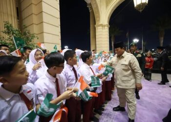 Sambutan Meriah Pelajar dan Diaspora Indonesia untuk Prabowo
