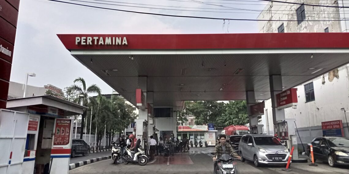 Gambar pom bensin Pertamina