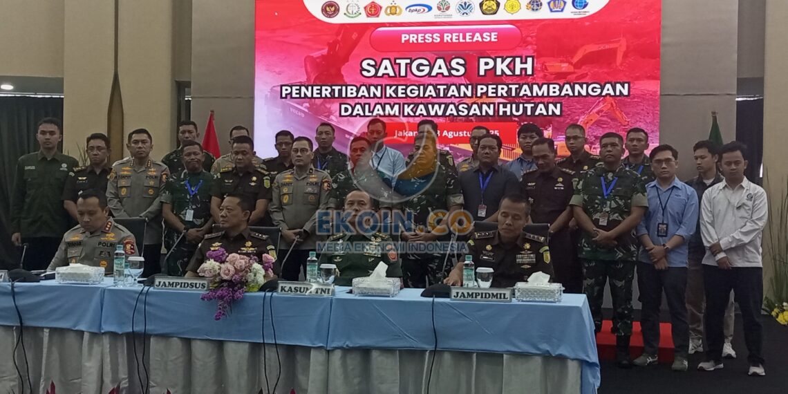 Satgas PKH Akan Kuasai 4,2 Juta Hektare Lahan Pertambangan Ilegal