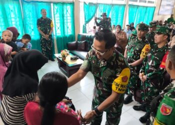 Tim Wasev Tinjau TMMD 125 Kodim 1506/Namlea Kabupaten Buru Selatan