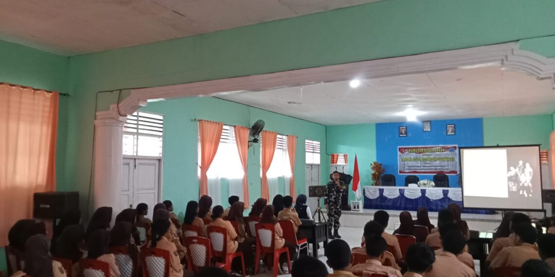 TMMD 125 Kodim 1506/Namlea Memberikan Materi Wawasan Kebangsaan Kepada Generasi Muda Namrole