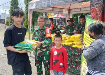 Jaga Stabilitas Pasokan Dan Harga Pangan, Kodim 1710/Mimika Gelar Gerakan Pangan Murah
