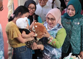 Ketua PKK Bekasi Tinjau Program Vitamin A