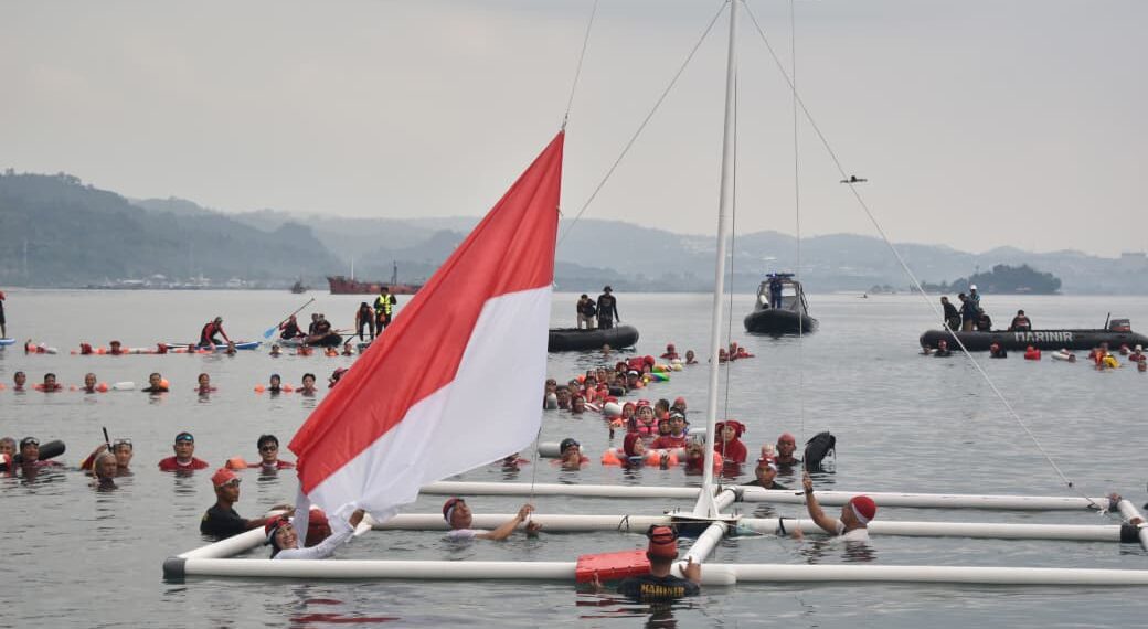 Kodam XXI/Radin Inten Dan Pemprov Lampung Gelar Renang Merdeka 2025