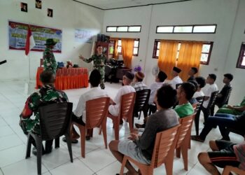 Satgas TMMD Kodim 1506/Namlea Gelar Sosialisasi Masyarakat Tanggap Bencana