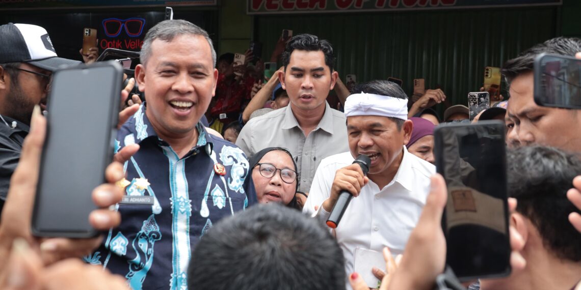 Tri Adhianto dan KDM Tinjau Pembangunan Bekasi