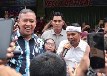 Tri Adhianto dan KDM Tinjau Pembangunan Bekasi