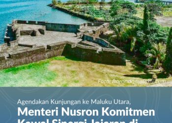 Menteri Nusron Komitmen Kawal Sinergi Jajaran di Moloku Kie Raha