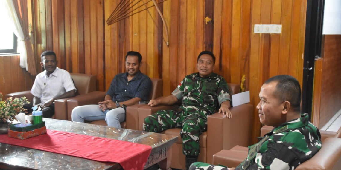 Dandim 1710/Mimika Terima Kunjungan Silaturahmi Kepala Koordinator SPPI Wilayah Papua Tengah Program MBG