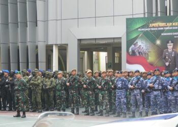 Sejumlah Personel TNI Mulai Lakukan Pengamanan Kantor Kejaksaan di Kejati Jateng dan DIY