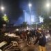 Gas Air Mata Bubarkan Demo DPR Malam Hari
