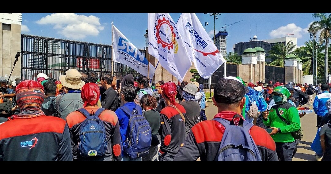 Demo Buruh DPR Berjalan Aman dan Lancar