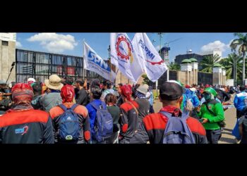 Demo Buruh DPR Berjalan Aman dan Lancar