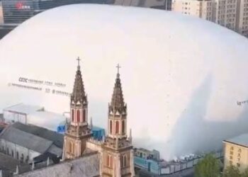 Inovasi China: Bangun Kota dengan Balon Raksasa Konstruksi Urban Bersih: Teknologi Kubah Inflasi