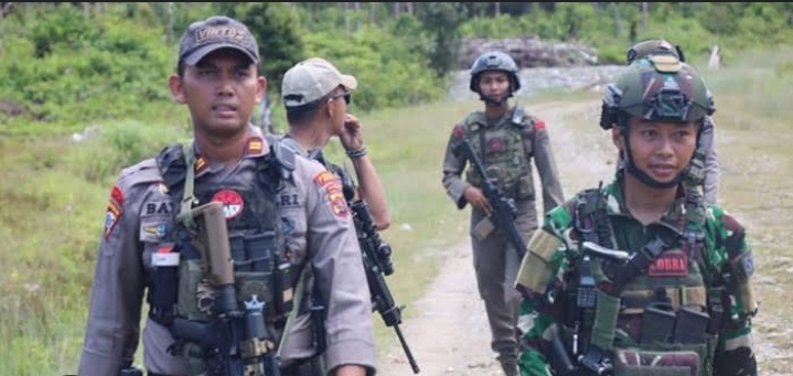 Satgas Damai Cartenz Atasi Ancaman Ganda Papua