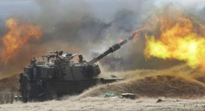 Pejuang Palestina Gempur Tank Israel di Gaza