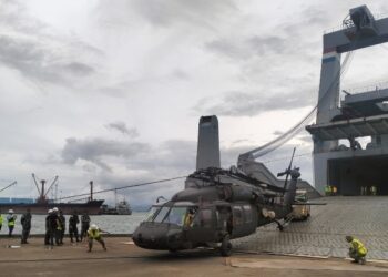 Alutsista Canggih Mendarat di Pelabuhan Panjang Lampung