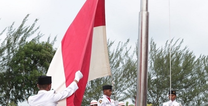 Prabowo Haru Saat Bendera Merah Putih Berkibar HUT RI ke-80