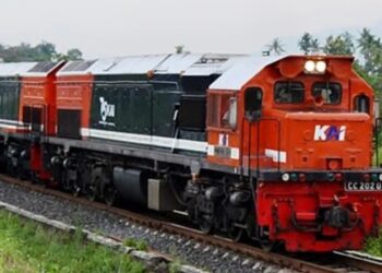 KIA Hadirkan Lokomotif CC 205 dari AS mampu menarik 61 gerbong