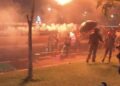 Demo Senayan Ricuh, Polisi Dilempari Molotov