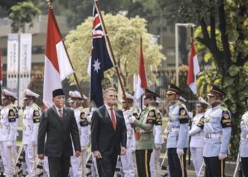 Menhan Sjafrie Bahas Pertahanan Indonesia-Australia di Canberra