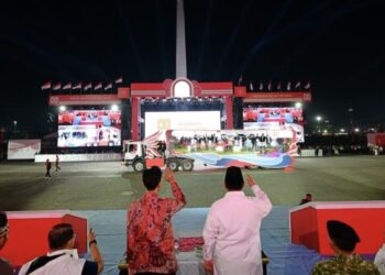 Presiden Prabowo Hadiri Karnaval Bersatu HUT RI