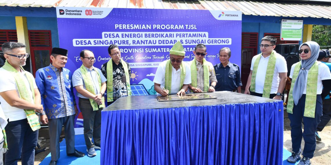 Desa Energi Berdikari Sumsel Resmikan Tiga Lokasi