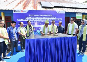 Desa Energi Berdikari Sumsel Resmikan Tiga Lokasi