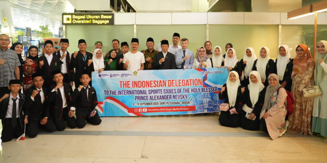Santri Indonesia Ikuti Ajang Olahraga Rusia.