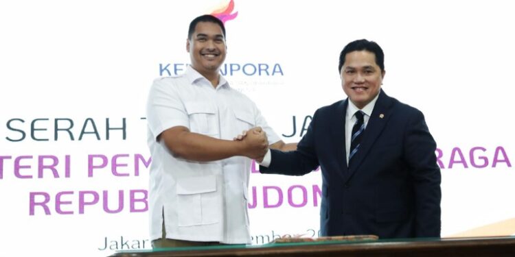 Sertijab Menpora: Erick Thohir Janji Lanjutkan Program Pendahulu