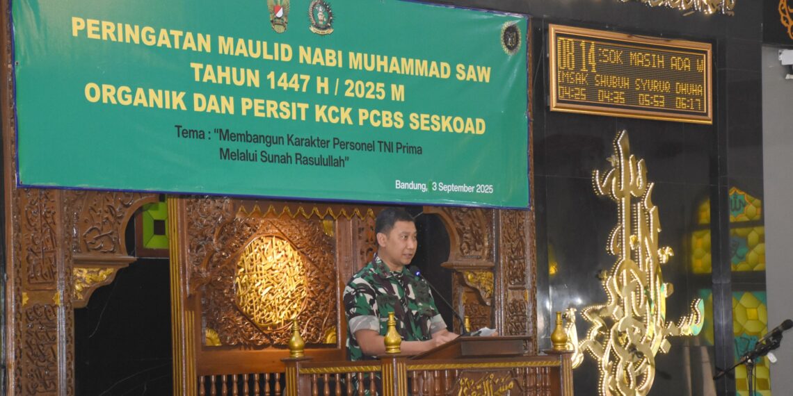 PERINGATAN MAULID NABI MUHAMMAD SAW 1447 H/2025 M DI SESKOAD, MOMENTUM PENINGKATAN IMAN DAN TAKWA