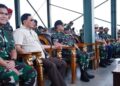 Panglima TNI Dampingi Menhan RI Tinjau Latihan Puncak Super Garuda Shield di Baturaja