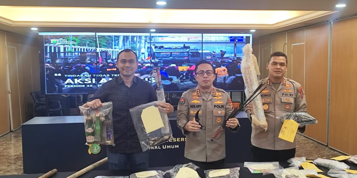 Dari Empat Lokasi Demo, Polda Metro Jaya Amankan 1240 orang Pendemo