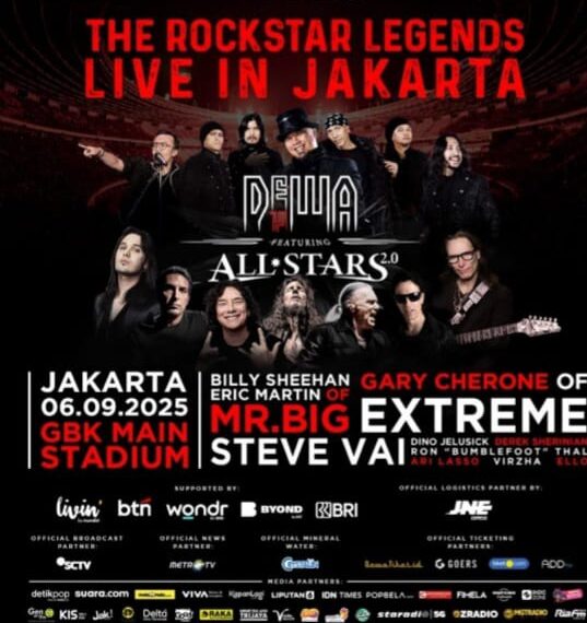 Konser Akbar “PERTAMAX TURBO Presents The Rockstar Legends Live in Jakarta” Digelar Malam Ini di GBK