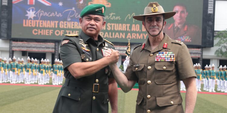 Kasad dan Kasad Australia Teguhkan Persahabatan, Perkuat Kerja Sama Militer Kedua Negara