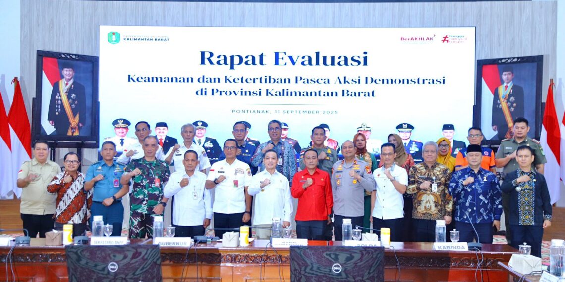 Evaluasi Pasca Demonstrasi, BNPP RI dan Pemprov Kalbar Sepakati Langkah Strategis Jaga Kondusifitas*