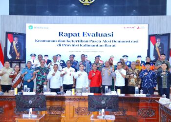 Evaluasi Pasca Demonstrasi, BNPP RI dan Pemprov Kalbar Sepakati Langkah Strategis Jaga Kondusifitas*