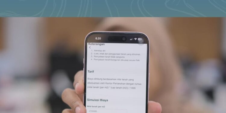 Cek Biaya Balik Nama, Pemilik Tanah Bisa Simulasi Lewat Aplikasi Sentuh Tanahku*