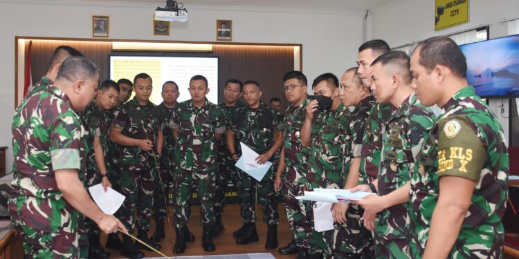 Seskoad Ceak Pemimpin Dan Staf Militer Unggul, Latihan Peta Jadi Bagian Penting Dari Proses Pembelajaran