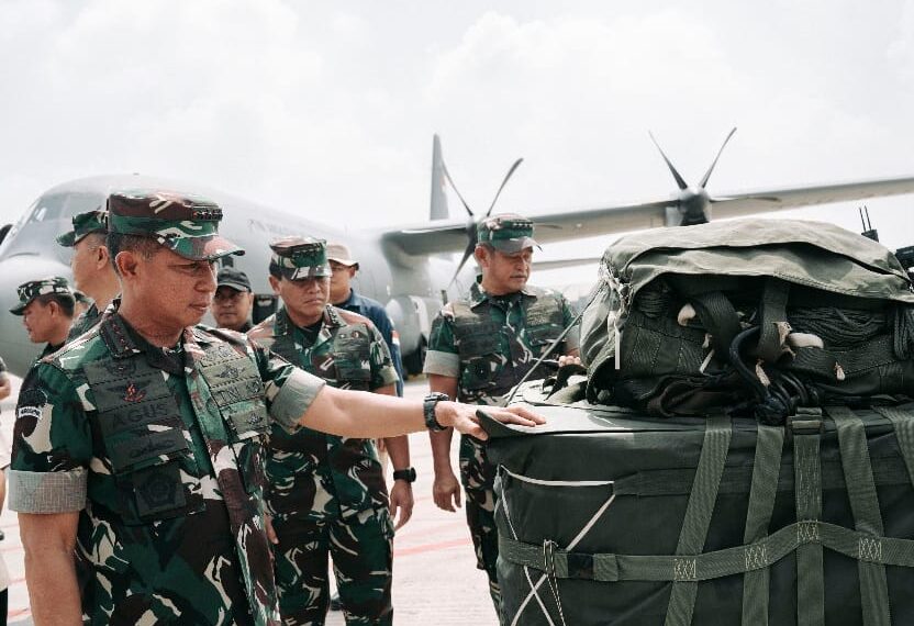 Panglima TNI Kirim Pasukan Terpilih Bantu Penyaluran Makanan Ditengah Gempuran Rudal Israel di Gaza