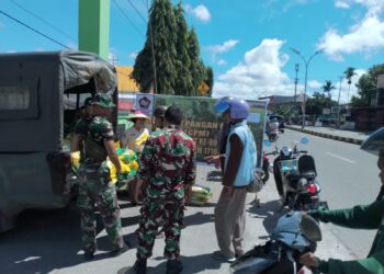 Kodim 1710/Mimika Gelar Gerakan Pangan Murah, Harga Beras Sangat Murah