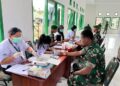 Sambut HUT TNI Ke-80, Kodim 1715/Yahukimo Gelar Donor Darah