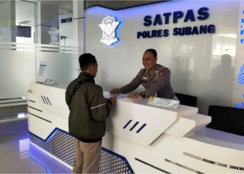 Pemohon di Satpas SIM Polres Subang dilayani Secara Humanis dengan Pelayanan Prima