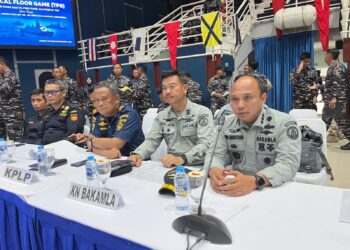 Bakamla RI Ikut TFG Persiapan Sailing Pass HUT ke-80 TNI