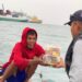 KN Tanjung Datu-301 Bagikan Sembako dan Edukasi Nelayan Banten