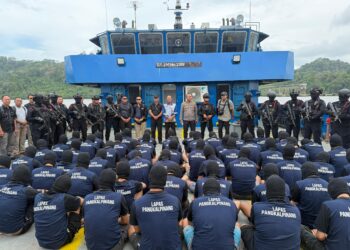 60 Napi High Risk Pangkal Pinang Dipindah ke Nusakambangan